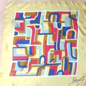 1960's Schiaparelli silk scarf